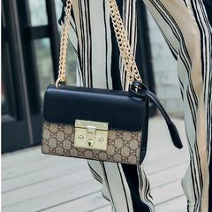 The chain of small package 2017 New Summer Fashion Handbag Satchel Shoulder Bag cross lock