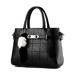 Fashion female bag spring 2016 new handbag Lingge handbag simple single shoulder bag female satchel post QA