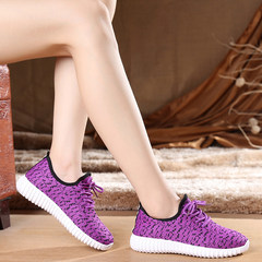 Middle aged and old people, leisure slip ups, Granny shoes, flat bottom, old lady, Beijing cloth shoes, mama Ping, old man shoes, autumn