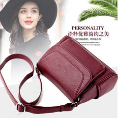 2017 new female bag Crossbody Bag bag winter diagonal middle-aged 40-50 years old simple mother package