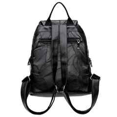 Sheepskin shoulder bag 2017 female new tide all-match Korean Backpack Bag Mummy Bag Leather Handbag Bag Travel