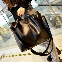The new spring and summer 2016 fashion bag bag bag shoulder bag lady all-match contracted large capacity
