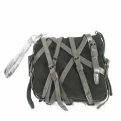 AW Alexander portable shoulder diagonal Nubuck Leather Handbag