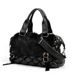 Bag bag mail and fur bags 2014 New Winter Fashion Shoulder bag bag with portable rabbit hair