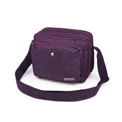 New promotion! Male and female multilayer Satchel Oxford cloth female bag collection bag solid Travel Backpack