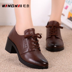 [shop] Thai Superspide shoes leather shoes with thick middle-aged single soft bottom shoes casual shoes elderly mother