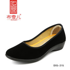 Special package cloth, Cher, Tang Fuxuan, old Beijing cloth shoes, black work shoes, mother shoes, lightweight, anti-skid, breathable and comfortable