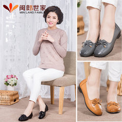 Fashionable women's shoes, round top, heel, temperament, mother's shoes, comfortable, shallow shoes, 2017 spring, summer, new brand