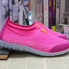 2017 spring summer new old Beijing shoes shoes with flat mesh breathable shoes for men shoes sandals size Pink Lady