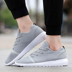 Casual shoes in summer 2017 new air max shoes men's sport shoes cloth shoes T55- gray