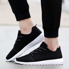 Casual shoes in summer 2017 new air max shoes men's sport shoes cloth shoes T55- black