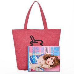 2015 new handbag Mianma cloth Hello Korean Milk canvas bag shoulder hand bag casual Retro Red
