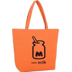 2015 new handbag Mianma cloth Hello Korean Milk canvas bag shoulder hand bag casual dark orange