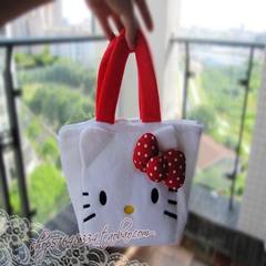 Cute adorable cat Plush Bag Carry Bag Handbag Bag casual bag cartoon girls cram