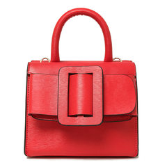 2017 new leather fashion handbags leather Crossbody handbag color shoulder bag women bag and small square Bark, wine, red