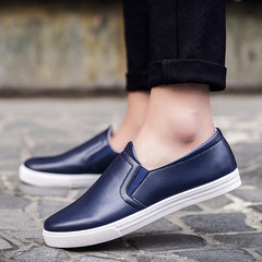 Summer legume shoes lazybones breathable men in men`s shoes net cloth shoes 2017 new fashion shoes leisure Korean shoes 668 blue