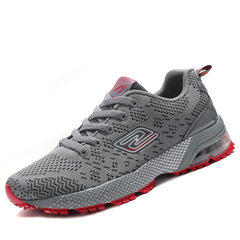 2017 new running shoes, men's 2017 autumn, new ventilation, anti-skid net, face shoes, casual shoes, men's shoes cheaper 611 ash red