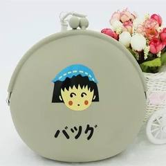 Mail Bag Satchel Bag, cherry silicone jelly packets package soft summer student Mini adorable children Grey ball