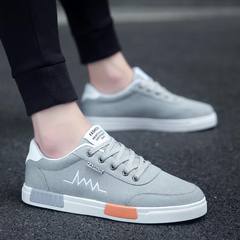 Fashionable shoes men`s summer 2017 new breathable mesh upper shoes Korean style casual shoes men`s running shoes 6636(main picture) grey