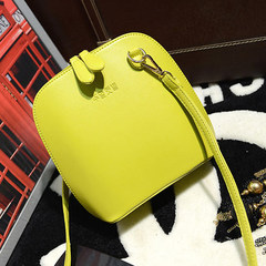 [a] new handbag, wind Korean small shell bag girl Bag Shoulder Satchel Han Banchao Fashion yellow, clear warehouse, not exchange