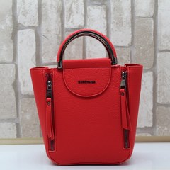 Contena bought 2017 new counter genuine embossed 6513 all-match handbag Crossbody Bag Red ·