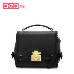 Aza Azar Azar spring new handbag shoulder bag small satchel 5770 Korean pearl extract Monroe black