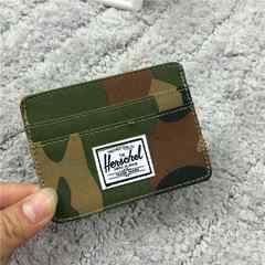 Star Heschel Herschel spot canvas zero wallet, classic new personalized card bag mail Camouflage green