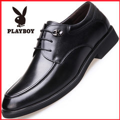 Dandy shoes men's business suits genuine leather shoes lace soft bottom shoes in England pointed