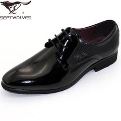 Septwolves men's new spring and summer business suits leather shoes leather shoes comfortable wear wedding shoes shoes