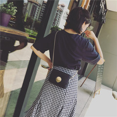 2017 new simple chain bag female Korean all-match mini small bag lock bag Crossbody Bag bag