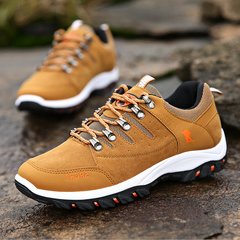 Spring and summer hiking shoes shoes outdoor shoes casual shoes breathable waterproof hiking shoes wear non slip movement 6650-2 yellow