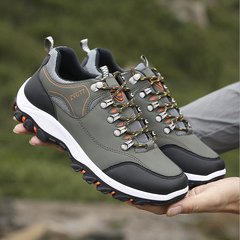 Spring and summer hiking shoes shoes outdoor shoes casual shoes breathable waterproof hiking shoes wear non slip movement 8866 grey