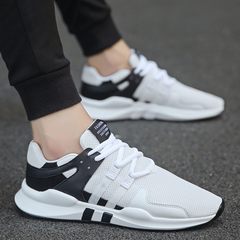 2017 men`s casual shoes spring new canvas sports shoes breathable board shoes easy climbing men`s shoes WS2267 white and black