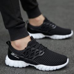 2017 men`s casual shoes spring new canvas sports shoes breathable board shoes easy climbing men`s shoes ZZ9915 black