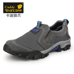 In the autumn of 2017 men's sports shoes brand shoes casual shoes size elderly outdoor travel shoes Net T2386 blue