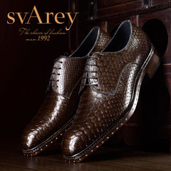 SVAREY handmade custom shoes British high-end air grade dress shoes shoe leather shoes Python Derby wedding shoes