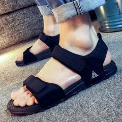 Sandal, Korean style leather sandals, summer sports, leisure shoes, Vietnamese shoes, antiskid outdoor lovers, beach shoes 42 yards