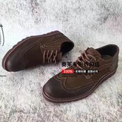 The new timeland men's dress shoes leather shoes all-match Bullock fashion shoes counters Brown (straight)
