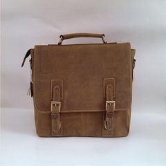 Import head layer cowhide Crazy Horse leisure business trade male bag Briefcase Bag Handbag Shoulder Bag Messenger Bag