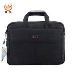 Authentic Oxford package bag briefcase man portable Shoulder Satchel business casual computer bag Bao.