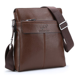 The new Lincoln kangaroo man bag shoulder bag man men's satchel vertical business casual men's bags bag cross section