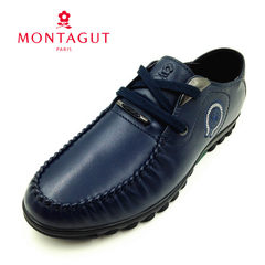 The new Montagut shoes counters is brand business suits breathable and comfortable leather fashion leisure shoes Quality inspection support