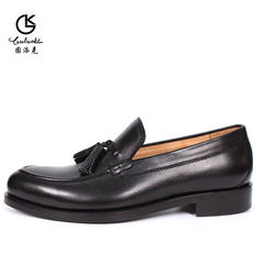 Solid Rock new spring men's casual leather shoes business dress wedding shoes can be customized