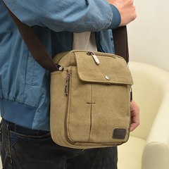 Male Fashion Bag Satchel Bag casual bag cotton 2016 new shoulder diagonal cross travel bag canvas bag