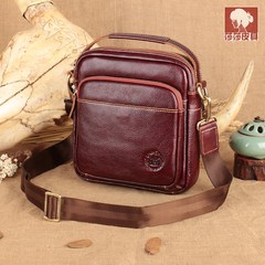 Tibetan leather counters, authentic handmade hand leather, men's bags, more pockets, retro men's casual shoulder bag