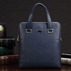 GLARE glaire business casual bag tote bag vertical office men head layer cowhide