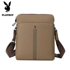 New Playboy genuine men's bags, men's single shoulder handbags, business trends leather