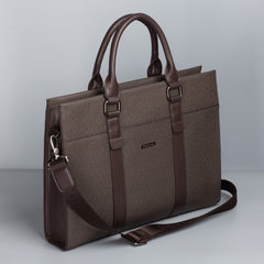 Genuine leather handbag leather briefcase man business Handbag Shoulder Bag Messenger Bag male cross section