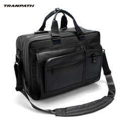 TRANPATH可扩展商务公文包电脑包单肩双肩包手提包防水15寸男包大