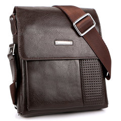 2014 new men Bag Leather Shoulder Bag Messenger Bag men's business casual Korean leather 12zp-5b